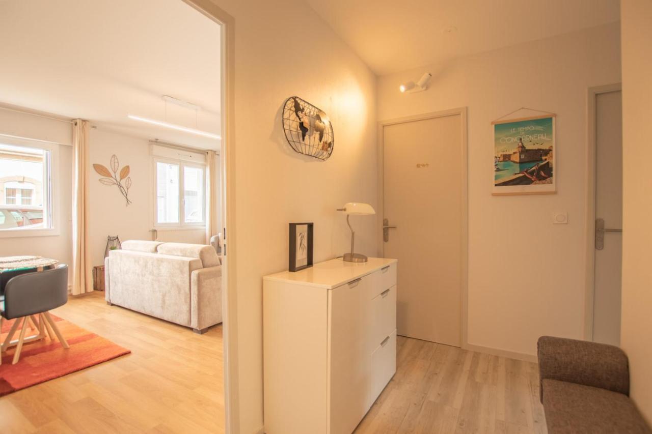 Appartement Hyper Centre Avec Garage Prive Concarneau Dış mekan fotoğraf